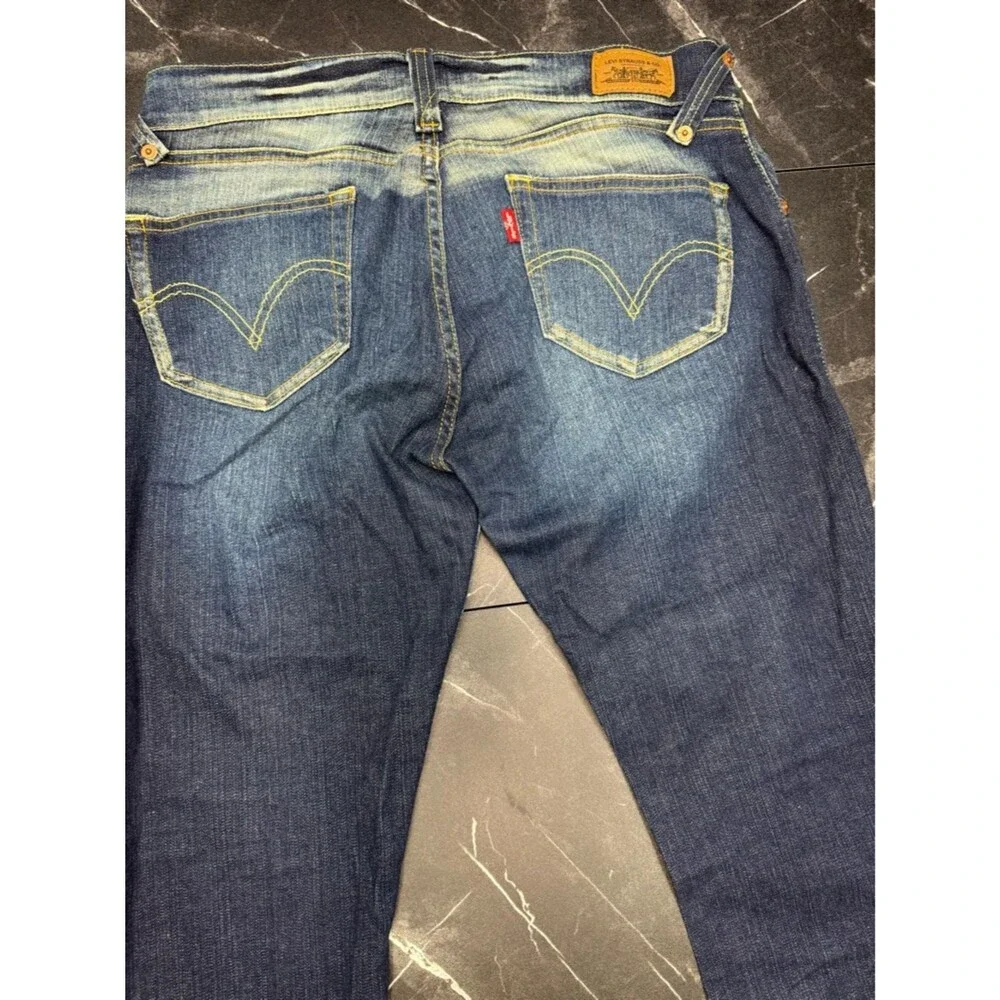 Levi's Y2K Low Rise Bootcut Jeans Women's Juniors 11 Dark Wash Denim EUC